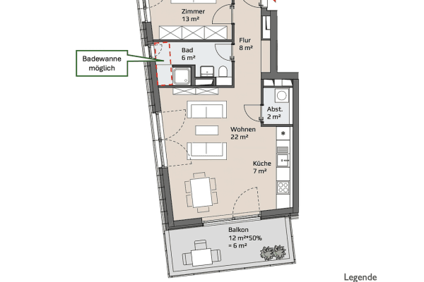 Predaj bytu 2-izbový 64 m², Hamburg, Hamburg Predaj bytu 2-izbový 64 m², Hamburg, Hamburg