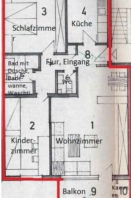 Prenájom bytu 3-izbový 80 m², Bochumer Str. 72 a, Hattingen Prenájom bytu 3-izbový 80 m², Bochumer Str. 72 a, Hattingen
