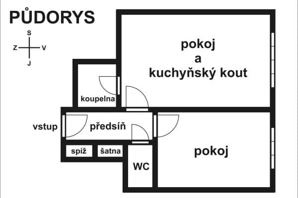 Prenájom bytu 2-izbový 50 m², Kotěrova, Praha Prenájom bytu 2-izbový 50 m², Kotěrova, Praha