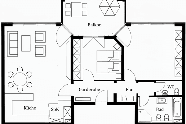 Prenájom bytu 3-izbový 103 m², Unterbrunnerstr. 8, München, Bavorsko Prenájom bytu 3-izbový 103 m², Unterbrunnerstr. 8, München, Bavorsko