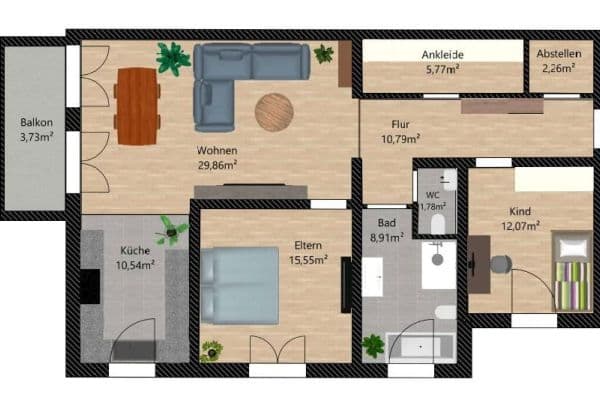 Predaj bytu 3-izbový 101 m², Ludwigshafen am Rhein Predaj bytu 3-izbový 101 m², Ludwigshafen am Rhein