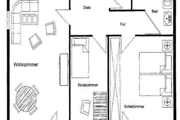 Prenájom bytu 3-izbový 74 m², Unterhaching, Bavorsko Prenájom bytu 3-izbový 74 m², Unterhaching, Bavorsko