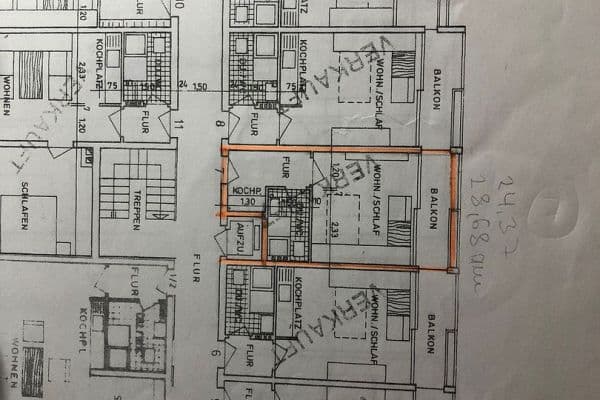 Prenájom bytu 1-izbový 22 m², Augburg, Bavorsko Prenájom bytu 1-izbový 22 m², Augburg, Bavorsko