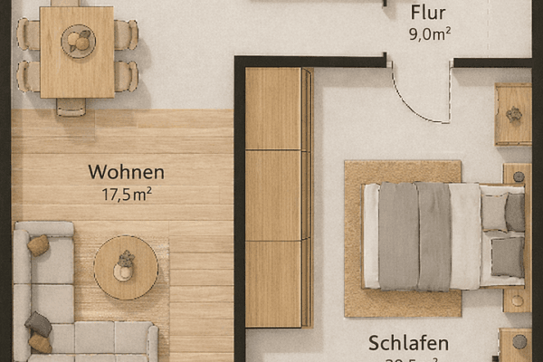 Prenájom bytu 2-izbový 70 m², Versbacher Str. 102, Würzburg Prenájom bytu 2-izbový 70 m², Versbacher Str. 102, Würzburg
