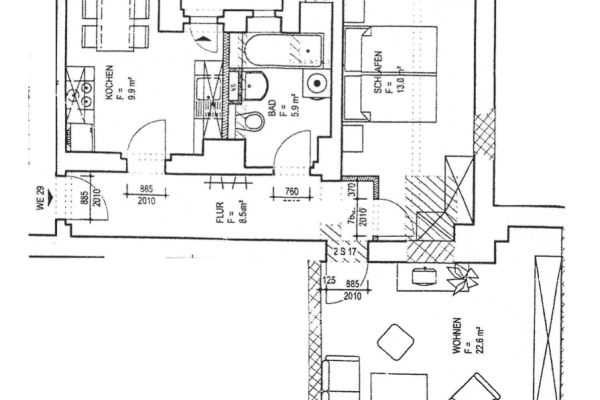 Prenájom bytu 2-izbový 62 m², Gontardweg 137, Leipzig, Sasko Prenájom bytu 2-izbový 62 m², Gontardweg 137, Leipzig, Sasko