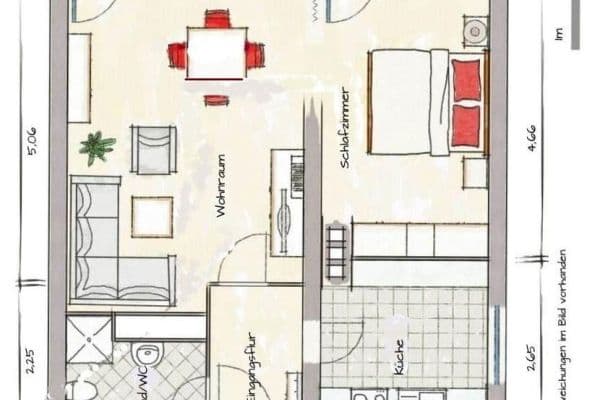 Prenájom bytu 2-izbový 34 m², Julius-Brecht-Str. 3, Hamburg Prenájom bytu 2-izbový 34 m², Julius-Brecht-Str. 3, Hamburg