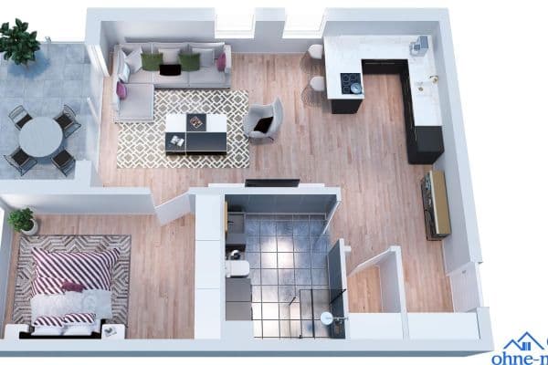 Prenájom bytu 2-izbový 75 m², Frankfurter Straße 17, Biebergemünd Prenájom bytu 2-izbový 75 m², Frankfurter Straße 17, Biebergemünd