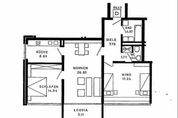 Predaj bytu 3-izbový 86 m², Bresslauerstraße 18, Neu-Ulm, Bavorsko Predaj bytu 3-izbový 86 m², Bresslauerstraße 18, Neu-Ulm, Bavorsko