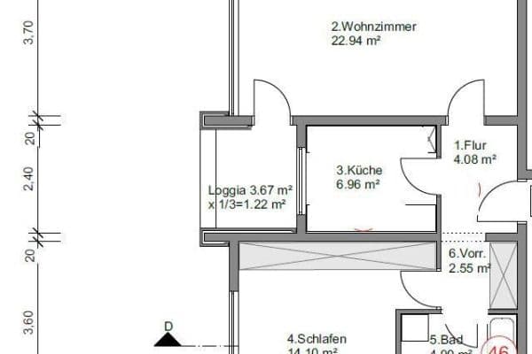 Prenájom bytu 2-izbový 58 m², Heiglhofstraße 86, München, Bavorsko Prenájom bytu 2-izbový 58 m², Heiglhofstraße 86, München, Bavorsko