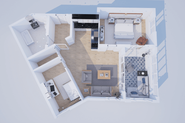 Prenájom bytu 3-izbový 76 m², Eschollbrücker Straße 8, Darmstadt, Hesensko Prenájom bytu 3-izbový 76 m², Eschollbrücker Straße 8, Darmstadt, Hesensko