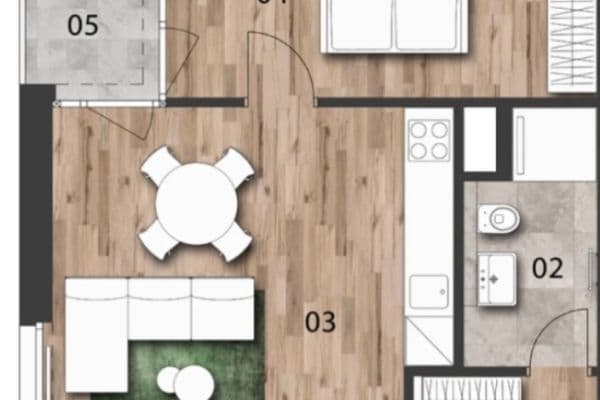 Predaj bytu 2-izbový 47 m², Arnošta Valenty, Praha Predaj bytu 2-izbový 47 m², Arnošta Valenty, Praha