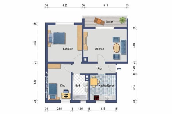 Predaj bytu 3-izbový 67 m², Rheinfelden Predaj bytu 3-izbový 67 m², Rheinfelden