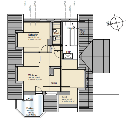 Predaj bytu 3-izbový 56 m², Friedrich-Pieper-Str. 6, Detmold, Severné Porýnie - Westfálsko Predaj bytu 3-izbový 56 m², Friedrich-Pieper-Str. 6, Detmold, Severné Porýnie - Westfálsko