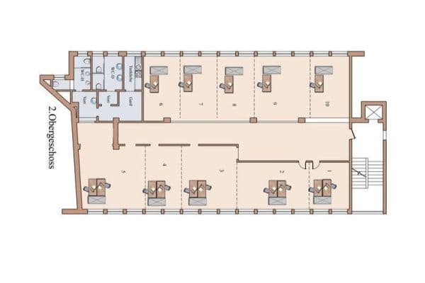 Prenájom kancelárie 33 m², Lindenstr. 48-52, Düsseldorf Prenájom kancelárie 33 m², Lindenstr. 48-52, Düsseldorf