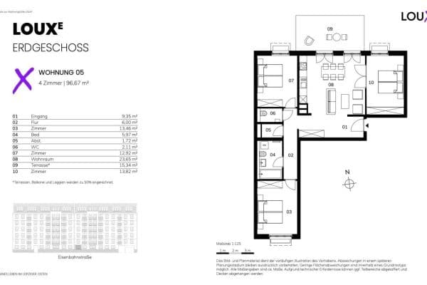 Prenájom bytu 4-izbový 97 m², Eisenbahnstraße 131a, Leipzig, Sasko Prenájom bytu 4-izbový 97 m², Eisenbahnstraße 131a, Leipzig, Sasko