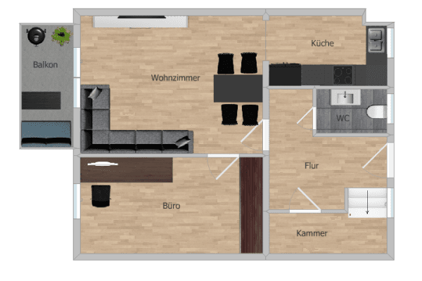 Predaj bytu 3-izbový 85 m², Bahnhofstr. 7A, Neufahrn b.Freising, Bavorsko Predaj bytu 3-izbový 85 m², Bahnhofstr. 7A, Neufahrn b.Freising, Bavorsko