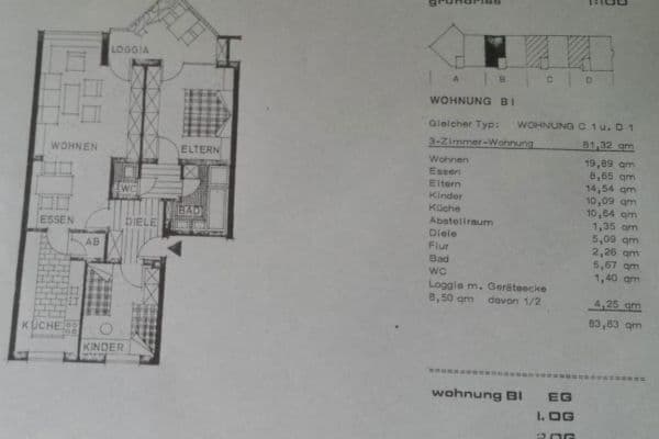 Predaj bytu 3-izbový 83 m², Augsburg, Bavorsko Predaj bytu 3-izbový 83 m², Augsburg, Bavorsko