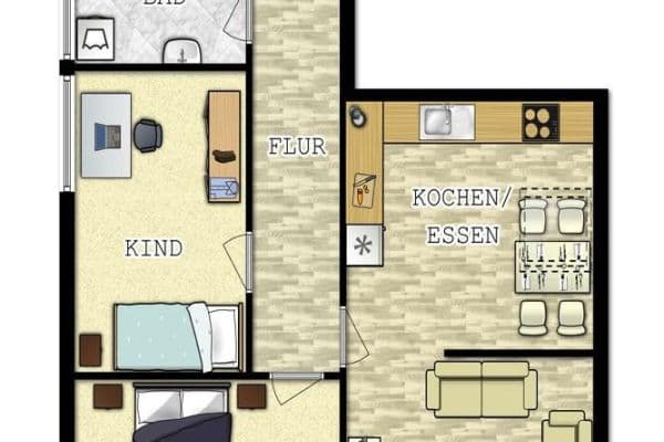 Prenájom bytu 3-izbový 68 m², Grömitzer Str. 17, Grömitz, Šlezvicko-Holštajnsko Prenájom bytu 3-izbový 68 m², Grömitzer Str. 17, Grömitz, Šlezvicko-Holštajnsko