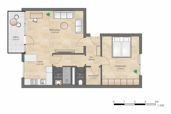 Predaj bytu 2-izbový 65 m², Uhlbergstr. 24, Filderstadt Predaj bytu 2-izbový 65 m², Uhlbergstr. 24, Filderstadt