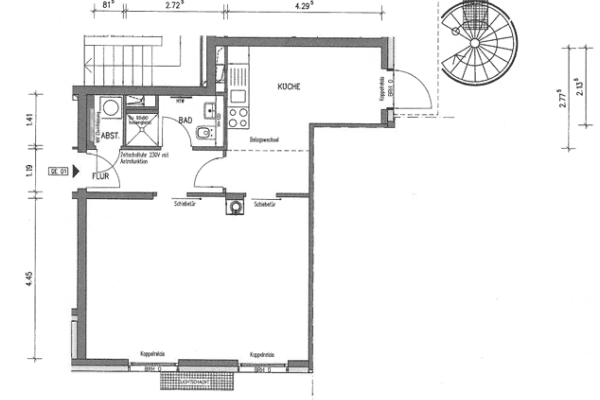 Predaj bytu 1-izbový 51 m², Fuchstanzstr. 30, Frankfurt, Hesensko Predaj bytu 1-izbový 51 m², Fuchstanzstr. 30, Frankfurt, Hesensko