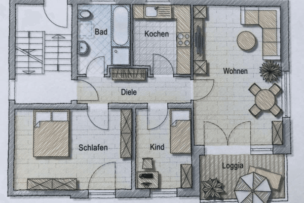 Prenájom bytu 3-izbový 71 m², Triftstraße 1a, Hamburg, Hamburg Prenájom bytu 3-izbový 71 m², Triftstraße 1a, Hamburg, Hamburg