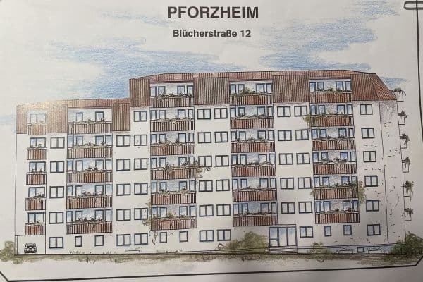 Prenájom bytu 3-izbový 55 m², Pforzheim Prenájom bytu 3-izbový 55 m², Pforzheim