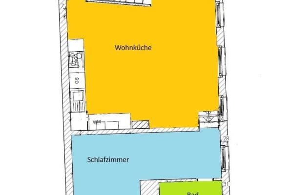 Prenájom bytu 2-izbový 110 m², Auf dem Meere 41, Lüneburg Prenájom bytu 2-izbový 110 m², Auf dem Meere 41, Lüneburg