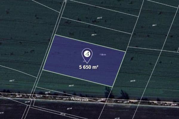 Predaj pozemku 5.650 m², Odřepsy Predaj pozemku 5.650 m², Odřepsy