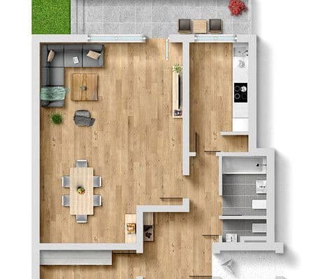 Predaj bytu 3-izbový 93 m², An der Rheinbahn 17, Meerbusch Predaj bytu 3-izbový 93 m², An der Rheinbahn 17, Meerbusch