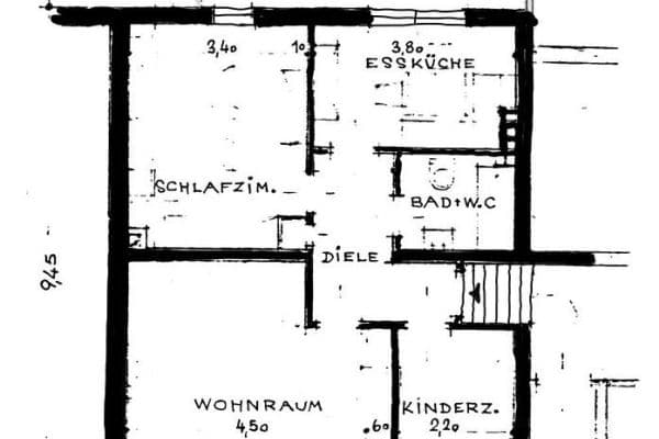 Prenájom bytu 3-izbový 65 m², Pferdebachstr. 78, Witten Prenájom bytu 3-izbový 65 m², Pferdebachstr. 78, Witten