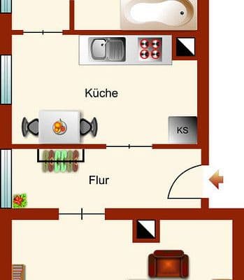 Predaj bytu 2-izbový 60 m², Fürth, Bavorsko Predaj bytu 2-izbový 60 m², Fürth, Bavorsko