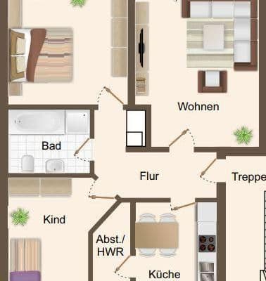 Prenájom bytu 3-izbový 76 m², Von Braunstraße 8, Diepholz, Dolné Sasko Prenájom bytu 3-izbový 76 m², Von Braunstraße 8, Diepholz, Dolné Sasko