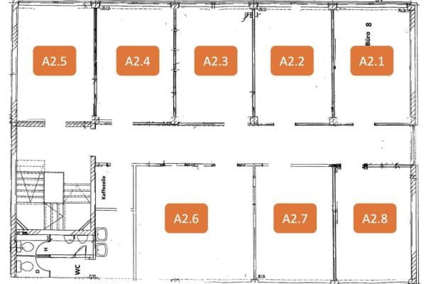Prenájom kancelárie 25 m², Formerstraße 47, Ratingen Prenájom kancelárie 25 m², Formerstraße 47, Ratingen