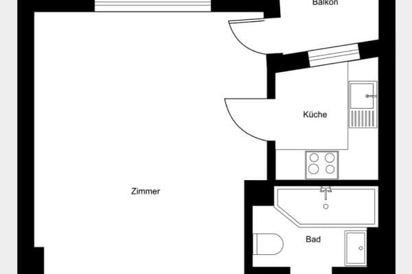Predaj bytu 1-izbový 32 m², Holsteinische str 60, Berlin, Berlín Predaj bytu 1-izbový 32 m², Holsteinische str 60, Berlin, Berlín