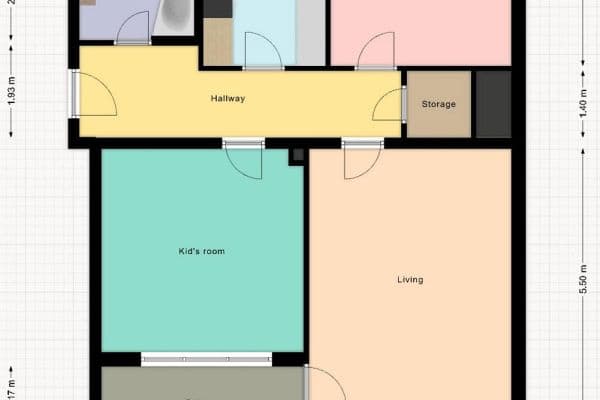 Prenájom bytu 3-izbový 82 m², Ansbach, Bavorsko Prenájom bytu 3-izbový 82 m², Ansbach, Bavorsko