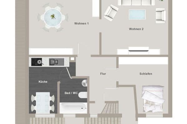 Predaj bytu 3-izbový 50 m², Saurengreinswinkel 7, Augsburg, Bavorsko Predaj bytu 3-izbový 50 m², Saurengreinswinkel 7, Augsburg, Bavorsko
