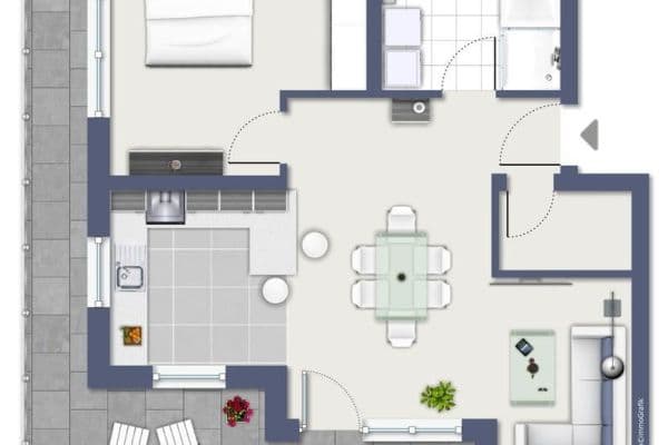 Prenájom bytu 2-izbový 74 m², Tannenstraße 36a, Dietzenbach Prenájom bytu 2-izbový 74 m², Tannenstraße 36a, Dietzenbach