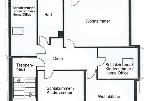 Prenájom bytu 4-izbový 110 m², Schöneck Prenájom bytu 4-izbový 110 m², Schöneck