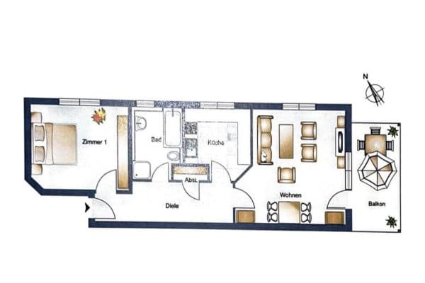 Prenájom bytu 2-izbový 74 m², Hofheim Prenájom bytu 2-izbový 74 m², Hofheim