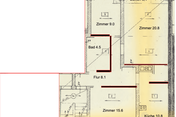 Prenájom bytu 3-izbový 72 m², Waldbröl Prenájom bytu 3-izbový 72 m², Waldbröl