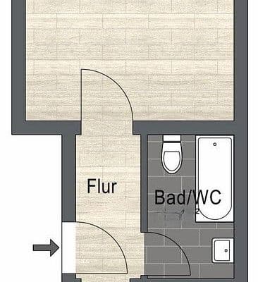 Prenájom bytu 1-izbový 39 m², Langenfeld Prenájom bytu 1-izbový 39 m², Langenfeld