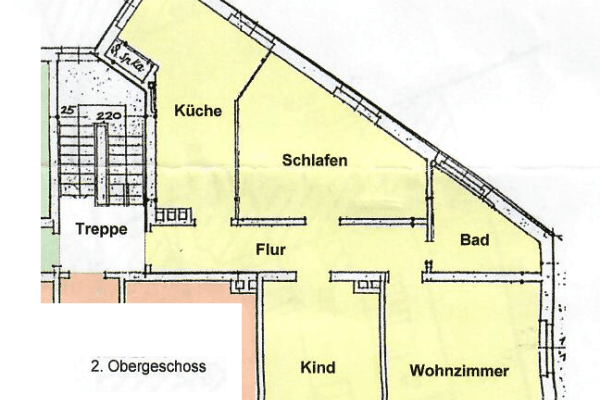 Prenájom bytu 3-izbový 69 m², Bohmter Str. 54, Osnabrück Prenájom bytu 3-izbový 69 m², Bohmter Str. 54, Osnabrück