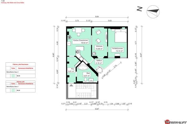 Prenájom bytu 3-izbový 57 m², Abendstr. 16b, Magdeburg, Sasko-Anhaltsko Prenájom bytu 3-izbový 57 m², Abendstr. 16b, Magdeburg, Sasko-Anhaltsko