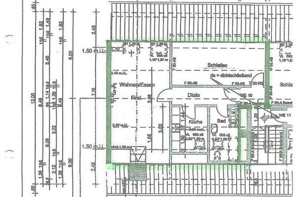 Prenájom bytu 2-izbový 53 m², Duisburg Prenájom bytu 2-izbový 53 m², Duisburg