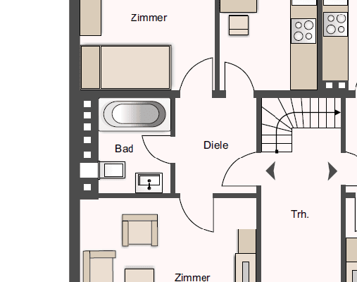 Prenájom bytu 2-izbový 51 m², Feidikstraße 79, Hamm Prenájom bytu 2-izbový 51 m², Feidikstraße 79, Hamm