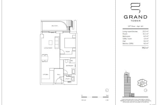 Prenájom bytu 2-izbový 60 m², Europa-Allee 2, Frankfurt am Main, Hesensko Prenájom bytu 2-izbový 60 m², Europa-Allee 2, Frankfurt am Main, Hesensko