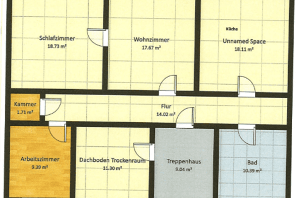 Prenájom bytu 3-izbový 90 m², Hildegardstr. 18, Gelsenkirchen Prenájom bytu 3-izbový 90 m², Hildegardstr. 18, Gelsenkirchen