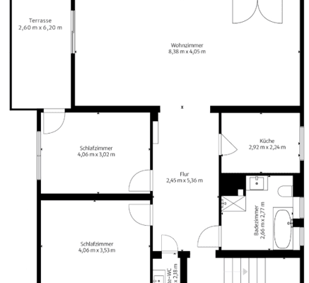 Prenájom bytu 3-izbový 90 m², Mülheim Prenájom bytu 3-izbový 90 m², Mülheim
