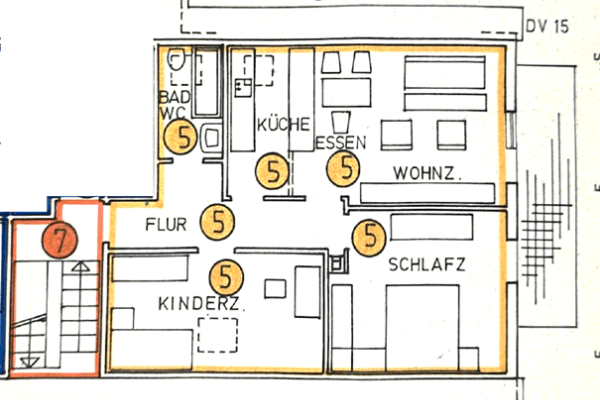 Predaj bytu 3-izbový 58 m², Brühlstr. 13, Beuren Predaj bytu 3-izbový 58 m², Brühlstr. 13, Beuren