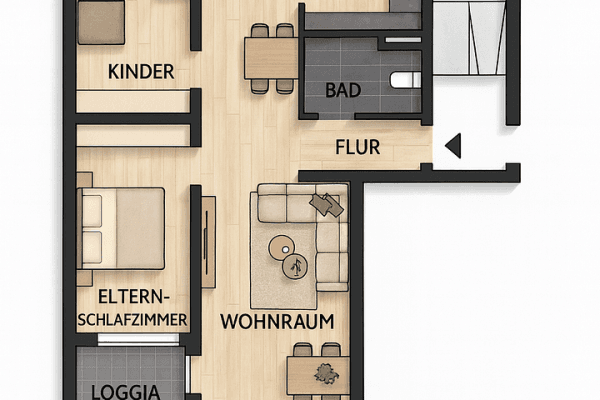 Predaj bytu 3-izbový 77 m², Panoramastr. 3, Weinstadt Predaj bytu 3-izbový 77 m², Panoramastr. 3, Weinstadt